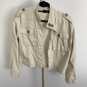 Cream twill jacket